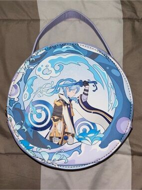 Genshin Impact Round Pin Purse Bag